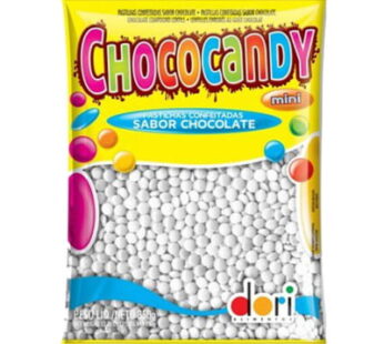 Confeito dori Chococandy mini Branco 350gr