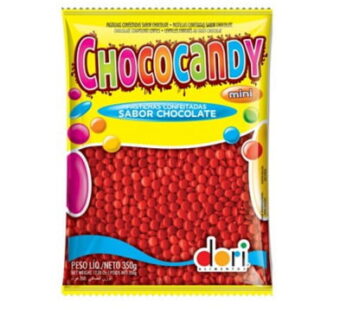 Confeito dori Chococandy mini Vermelho 350gr